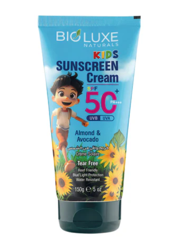 BIOLUXE Kids Sunscreen Cream SPF50+ Almond & Avocado (150 g)