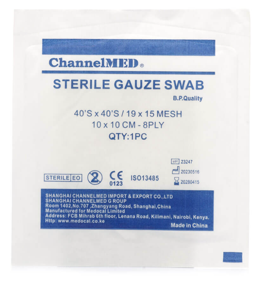 Gauze Swabs 4×4 Sterile 100’s