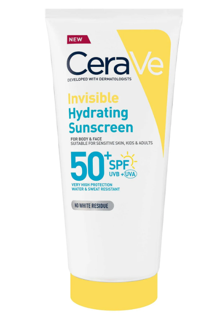 CeraVe Invisible Hydrating Sunscreen SPF 50+ 177ml