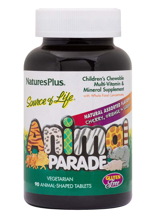 Nature's Plus Animal Parade Children's Multivitamins – 90 Capsules