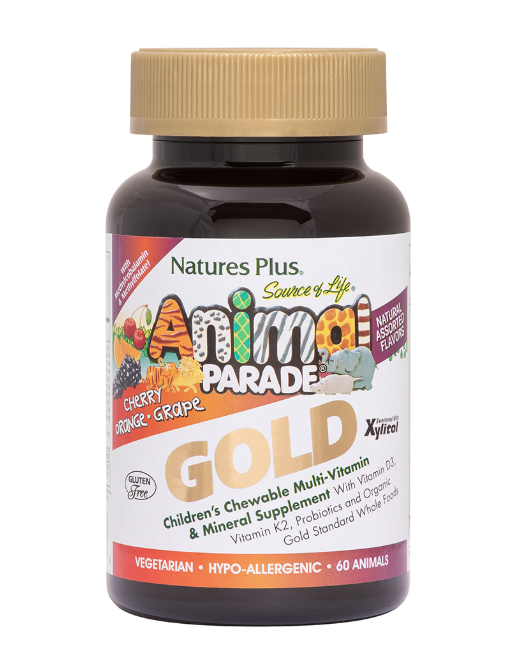 Nature's Plus Animal Parade Gold Multivits – 60 Capsules