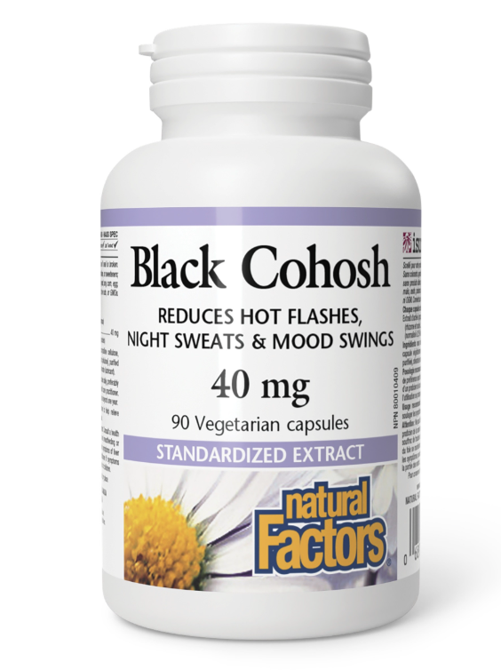Natural Factors Black Cohosh 40mg 90s