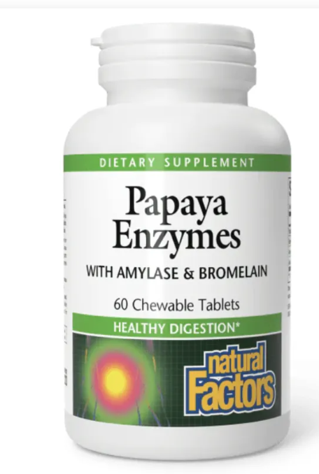 Natural Factors Papaya Enzyme Tabs 60’S